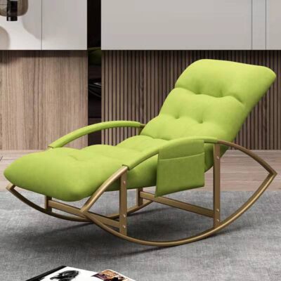 Công nghệ rung có thể nằm và ngủ sofa lười đơn lưới đỏ ghế bập bênh vải ghế bập bênh ghế ngả người lớn ban công nhà