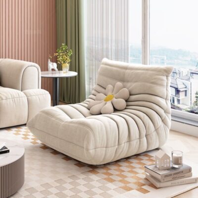 Sofa sâu bướm togo nguyên bản phòng khách tối giản hiện đại lười biếng có thể nằm và ngủ ban công giải trí ghế vải đơn