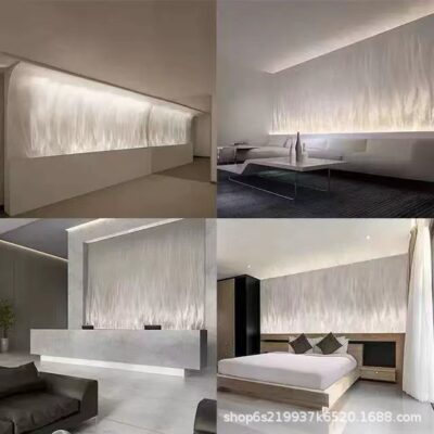 3D mô hình nước năng động đèn chiếu đèn LED tường máy giặt đèn thanh ktv nền tường ngọn lửa đèn tường đèn bầu không khí phòng khách đèn