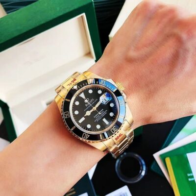 Vòng tròn gốm thương mại nước ngoài N nhà máy nước xanh đồng hồ ma đồng hồ nam máy tự động đồng hồ đen nước ma đồng hồ nam chống thấm nước đồng hồ dạ quang