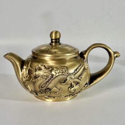 Zheng Yi đồng thau nguyên chất rồng và phượng ấm trà rồng và phượng Chengxiang nồi rượu thủ công trang trí sáng tạo nhà sản xuất quà tặng bán buôn trà đạo