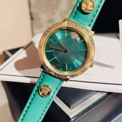 Medusa vẻ đẹp đầu đồng hồ thạch anh đồng hồ nữ nhỏ màu xanh lá cây xu hướng thời trang thương mại nước ngoài phụ nữ lưới đỏ trực tiếp bán buôn đồng hồ nữ