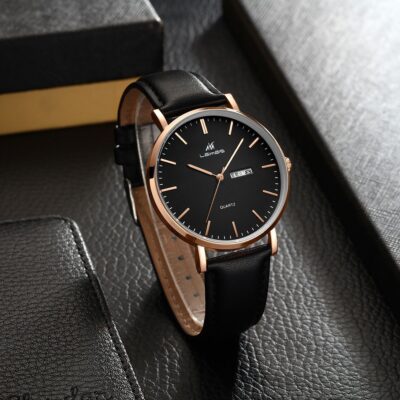 Đồng Hồ Nam 2023 Nam Học Sinh Trung Học Mỏng Chống Thấm Nước Đồng Hồ Nam Trẻ Đơn Giản Lịch Đôi Tự Động