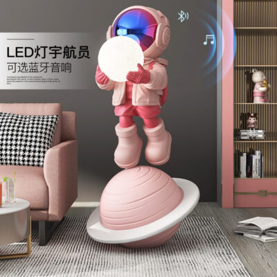 Lớn Phi Hành Gia Hạ Cánh Vật Trang Trí Phòng Khách Nhà Trang Trí Tủ Tivi Sofa Bên Cạnh Đèn Tân Gia Nhà Mới