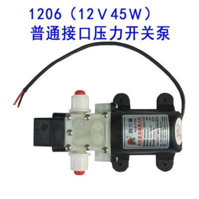 Máy bơm màng Prandi tự mồi bơm rửa xe tăng áp 12/24v DC máy bơm phun siêu nhỏ
