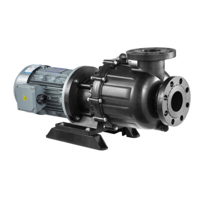 Hóa chất mạ điện nước thải thân thiện với môi trường bơm đầu lớn chịu được axit và kiềm nước thải tuần hoàn nhiệt độ cao nâng bơm ly tâm bằng nhựa flo tự mồi