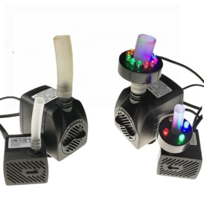 Nước Mini Đá Lưu Lượng Bơm Thủ Công Rockery Phong Thủy Bánh Xe Bơm Tuần Hoàn Nước Bể Cá Máy Bơm Nước 5W Có Đèn miễn Phí Vận Chuyển