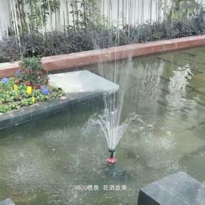 Ao cá máy bơm đài phun nước hộ gia đình hồ bơi đài phun nước nhỏ có đèn màu cảnh quan nấm vòi phun máy bơm chìm