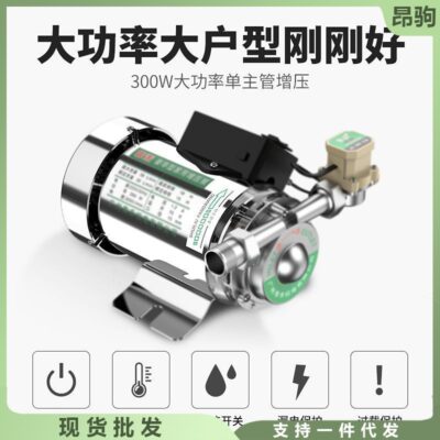 Máy bơm tăng áp hộ gia đình tự động máy nước nóng máy nước nóng bơm tăng áp 220 v tắt tiếng ống nhỏ máy bơm nước bằng thép không gỉ