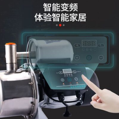 Máy bơm tăng áp inox hộ gia đình hoàn toàn tự động phun máy bơm tự mồi 220V máy đường ống dẫn nước điều áp bơm giếng