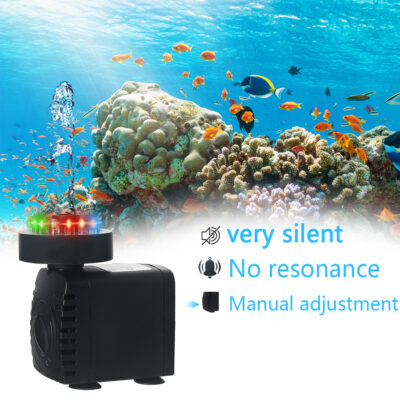 Yue Xingwang máy bơm nước cảnh quan SM-038 với 12 đèn máy bơm nước máy bơm chìm 600L/H