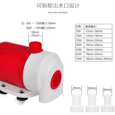 Lọc bể cá bơm chìm tuần hoàn hút đáy im lặng máy bơm nước thay thế bể cá hộ gia đình cá nhỏ phân lọc và thanh lọc