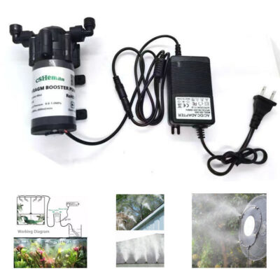 Csheman24v2a thu nhỏ im lặng 50G màng bơm tăng áp tự mồi bơm rừng nhiệt đới xi lanh tạo ẩm áp suất thấp bơm phun