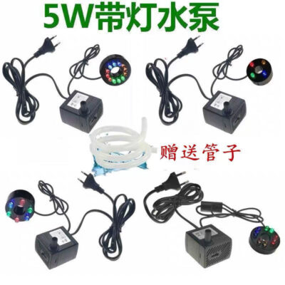 Máy bơm nước nhỏ trên nước đá nước cây cảnh núi nước chảy đài phun nước bể cá micro nhỏ lặn tuần hoàn nước bơm một mảnh bán buôn