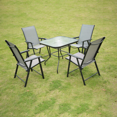 [Ghế Gấp] Cà Phê Ngoài Trời Sắt Ngoài Trời Ban Công Sân Vườn Di Động Sân Cửa Hàng Trà Sữa Ghế Tùy Chỉnh