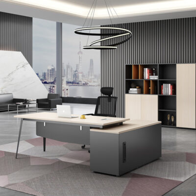 Bàn sếp đơn giản hiện đại bàn tổng thống bàn điều hành giám sát bàn quản lý bàn ghế văn phòng kết hợp nội thất văn phòng