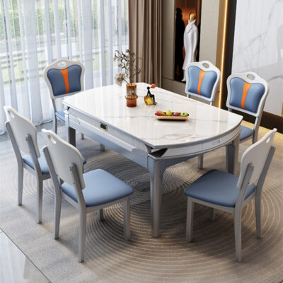 Hàng đẹp Sang Trọng: Bàn Ghế Đá Phiến Hiện Đại Gấp Gọn Cho Căn Hộ Nhỏ