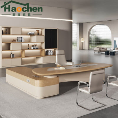 Bàn làm việc sếp đơn giản Hàng đẹp hiện đại bàn làm việc sang trọng bàn điều hành chủ tịch bàn ghế giám đốc sáng tạo kết hợp nội thất văn phòng