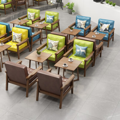 Cafe trà sữa tráng miệng cửa hàng ghế sofa phòng tiếp tân bộ phận bán hàng bình thường tiệm bánh bánh cửa hàng đồ uống kết hợp bàn ghế