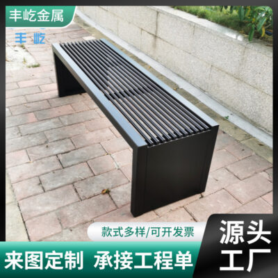 Ghế nghỉ công viên, ghế giải trí vuông, ghế nghỉ cho khách tham quan vườn thú, ghế chống ăn mòn inox ngoài trời