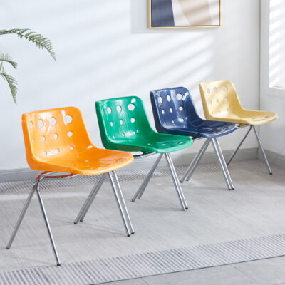 Ghế phô mai ins hiện đại và đơn giản của Hàn Quốc Đồ nội thất thời trung cổ Ghế phô mai Ghế giải trí quán cà phê ghế ăn nhựa