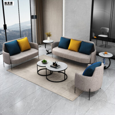 Sofa văn phòng bàn cà phê kết hợp phòng tiếp tân nhỏ đơn giản hiện đại phòng tư vấn tâm lý văn phòng bán hàng bàn ghế đàm phán