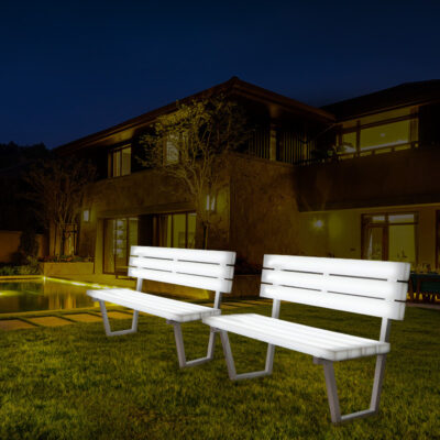 Internet nổi tiếng ghế công viên dạ quang tựa lưng ngoài trời băng ghế giải trí sân vườn công viên ghế ngoài trời ghế giải trí không thấm nước