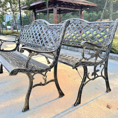 Châu Âu ngoài trời giải trí gang ghế công viên ngoài trời cộng đồng biệt thự sân vườn ban công sân băng ghế gỗ chắc chắn