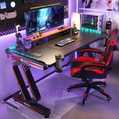 Bàn máy tính bằng sợi carbon cho thuê bàn làm việc tại nhà, phòng ngủ, bàn học sinh, Internet, bàn chơi game, bàn thể thao điện tử phổ biến Internet
