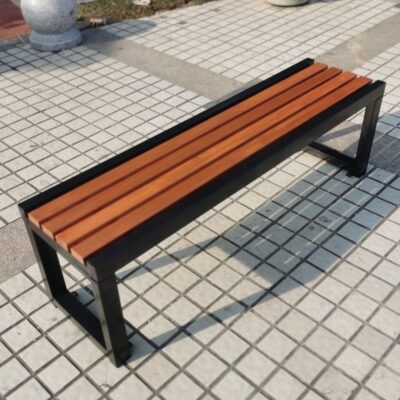 Ghế công viên ngoài trời băng ghế dự bị ngoài trời chống ăn mòn băng ghế gỗ vuông sân bóng rổ sân giải trí băng ghế gỗ nhựa