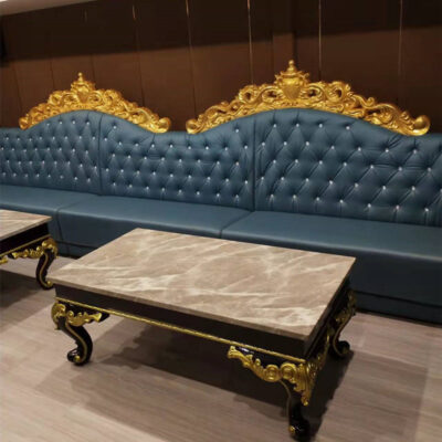 Châu Âu KTV Hộp Sofa Âm Nhạc Thanh Cafe Lẩu Nhà Hàng Sàn Sofa Góc Bàn Cà Phê Kết Hợp