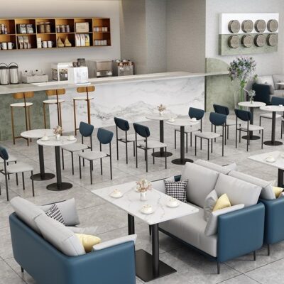 Thẻ ghế sofa bàn ghế kết hợp nhà hàng quán trà sữa quán bar văn phòng kinh doanh tiếp tân tường quán cà phê bàn đàm phán