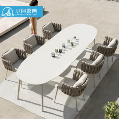 Bắc Âu ngoài trời mây ban công bàn ghế sân ngoài trời sân thượng sân vườn chống thấm nước và chống nắng ghế sofa đơn giản nội thất