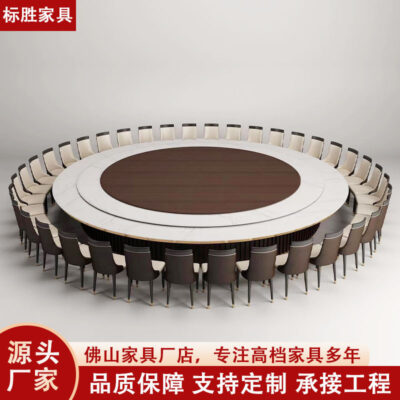 Đơn giản và thanh lịch bàn ăn khách sạn xoay bàn xoay lớn bàn tròn nhà hàng câu lạc bộ nhà bàn ăn lớn hộp bàn ghế