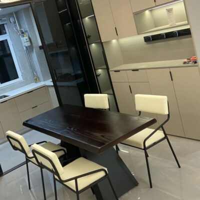 Bàn ăn công nghiệp cổ điển Mỹ có thể gấp lại - Sản phẩm đa năng cho văn phòng và hội nghị.