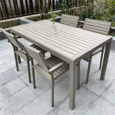 Bàn ghế ban công ngoài trời ngoài trời ghế mây nội thất giải trí ghế ăn sân biệt thự chống nắng và chống nước bàn ghế ngoài trời