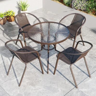 Bàn ghế ngoài trời,ban công,bàn ghế ngoài trời,bàn ghế sắt sân vườn hiện đại,bàn ghế giải trí sân ngoài trời có ô