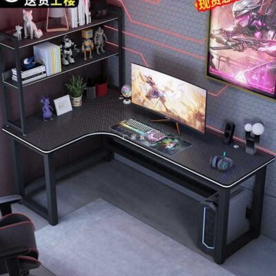 Bàn máy tính để bàn đôi bàn làm việc tại nhà phòng ngủ viết văn phòng trò chơi bàn ghế góc kết hợp bàn thể thao điện tử