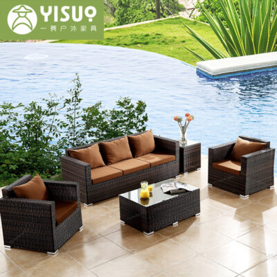 Ghế sofa ngoài trời nhà thiết kế bộ phận bán hàng khách sạn biệt thự sân vườn ban công sân thượng giải trí bàn ghế ngoài trời