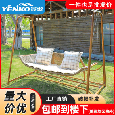 Treo Ghế Nhà Ban Công Đơn Trong Nhà Đu Ghế Nôi Phòng Khách Đôi Internet phổ biến Sân Vườn Ngoài Trời Giỏ Treo Võng