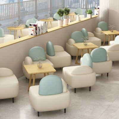 Món ăn phương Tây mới Cafe Phòng kinh doanh Lễ tân Thẻ đàm phán Ghế Sofa Món tráng miệng Cửa hàng trà sữa Kem Phong cách Bàn kết hợp