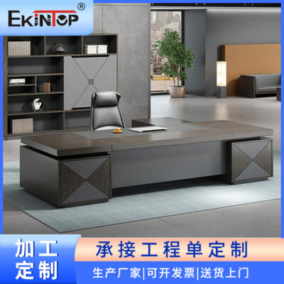 Nội thất văn phòng Bàn CEO đơn giản hiện đại Bàn ghế sếp đơn Bàn kết hợp Bàn quản lý điều hành phong cách