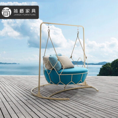 Giải trí ngoài trời xích đu giỏ treo biệt thự sân vườn trong nhà sân thượng internet phổ biến nhà ghế mây sàn đôi võng kết hợp