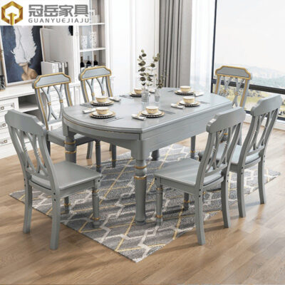 Bàn Ăn Gỗ Nguyên Khối Mỹ: Gấp Lại Cho Căn Hộ Nhỏ, Hiện Đại