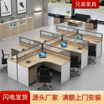 Bàn nhân viên bàn tài chính kết hợp ghế 2 người, 4 người, bàn làm việc nhân viên 6 người, bàn văn phòng thư ký đơn giản