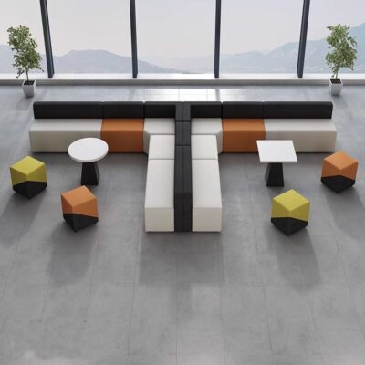 Giải trí sáng tạo ghế sofa hình đặc biệt bàn cà phê kết hợp lễ tân tiếp tân đơn giản phòng đàm phán khu vực nghỉ ngơi nhà hàng cà phê