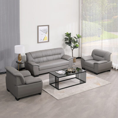 Bán buôn ghế sofa văn phòng bằng da sợi nhỏ bàn cà phê kết hợp bán hàng văn phòng sảnh khách sạn phòng bi-a căn hộ nhỏ ba người