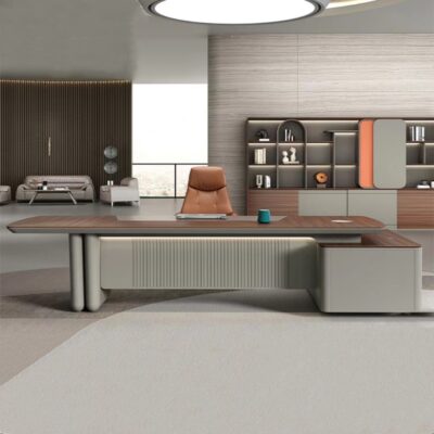 Bàn sếp mới, bàn chủ tịch sang trọng nhẹ nhàng, bàn tổng giám đốc đơn giản và hiện đại, kết hợp bàn ghế văn phòng không khí cao cấp