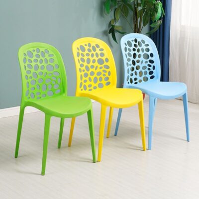 Bắc Âu Rỗng Lỗ Ghế Nhà Sáng Tạo Đơn Giản Con Công Giải Trí Lưng Ghế Trà Sữa Cà Phê Nhà Hàng Thức Ăn Nhanh Ghế Chờ