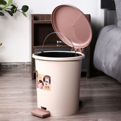 Thùng rác chân chống mùi nhà tắm bán buôn có nắp đậy cho nhà bếp đặc biệt phòng ngủ văn phòng công suất lớn